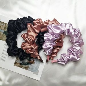Fashionable silky satin Headband